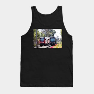 San Diego Trolley Red and Black Tank Top